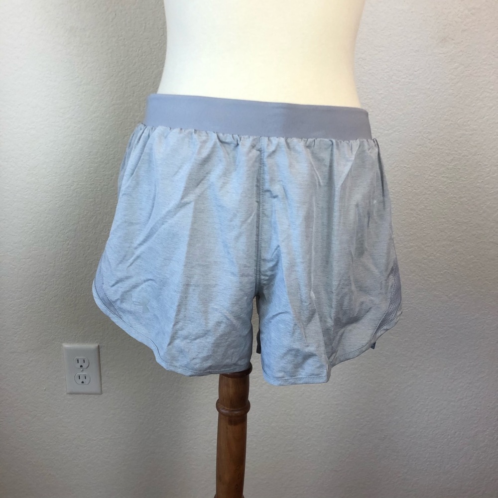 Under Armour Light Gray Running Shorts